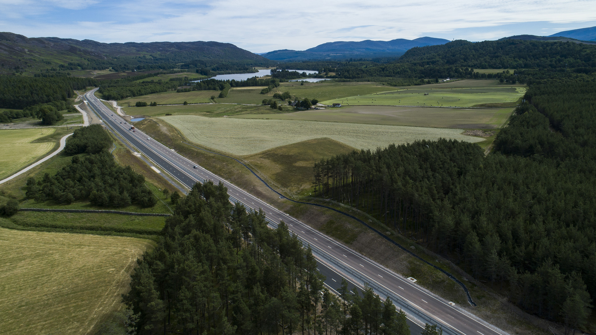 Background image - ATKINS 05 A9 K D View NE Over Dalraddy To Loch Alvie