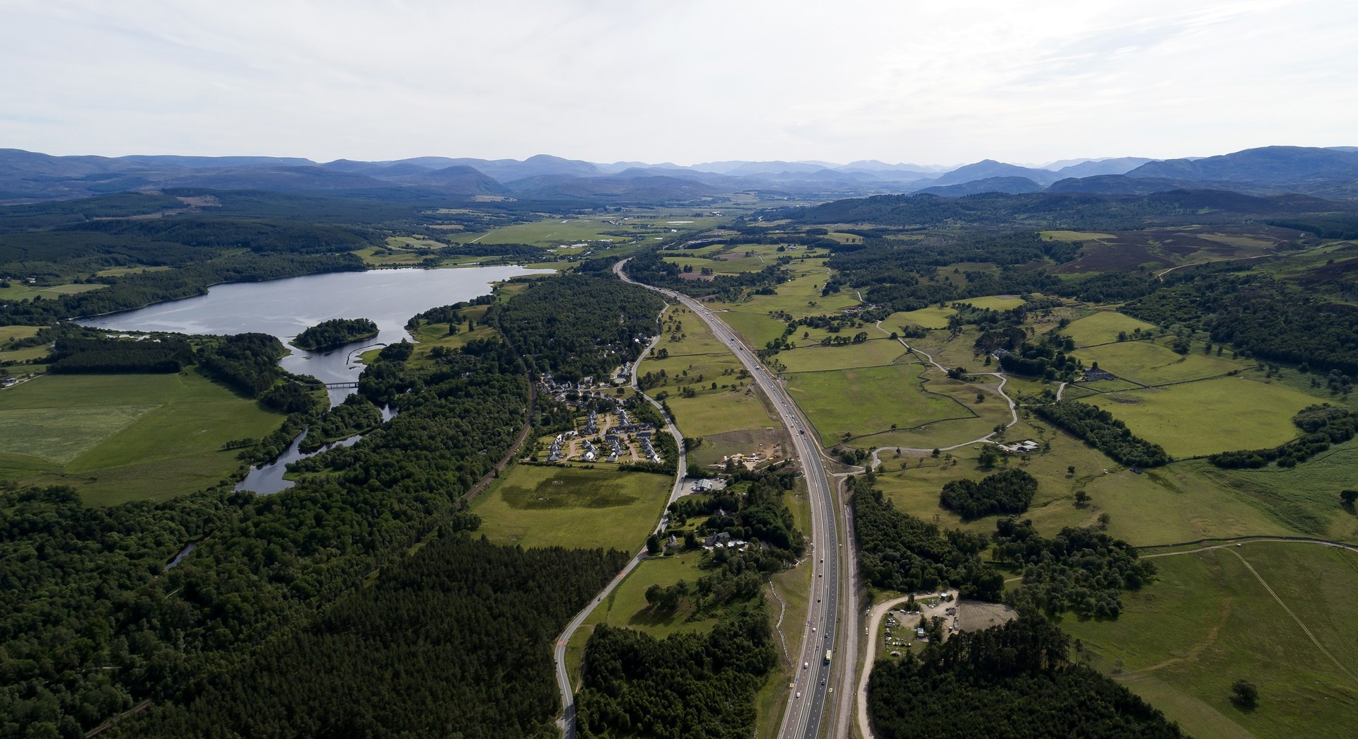 Background image - ATKINS 01 A9 K D View SW Along Strathspey