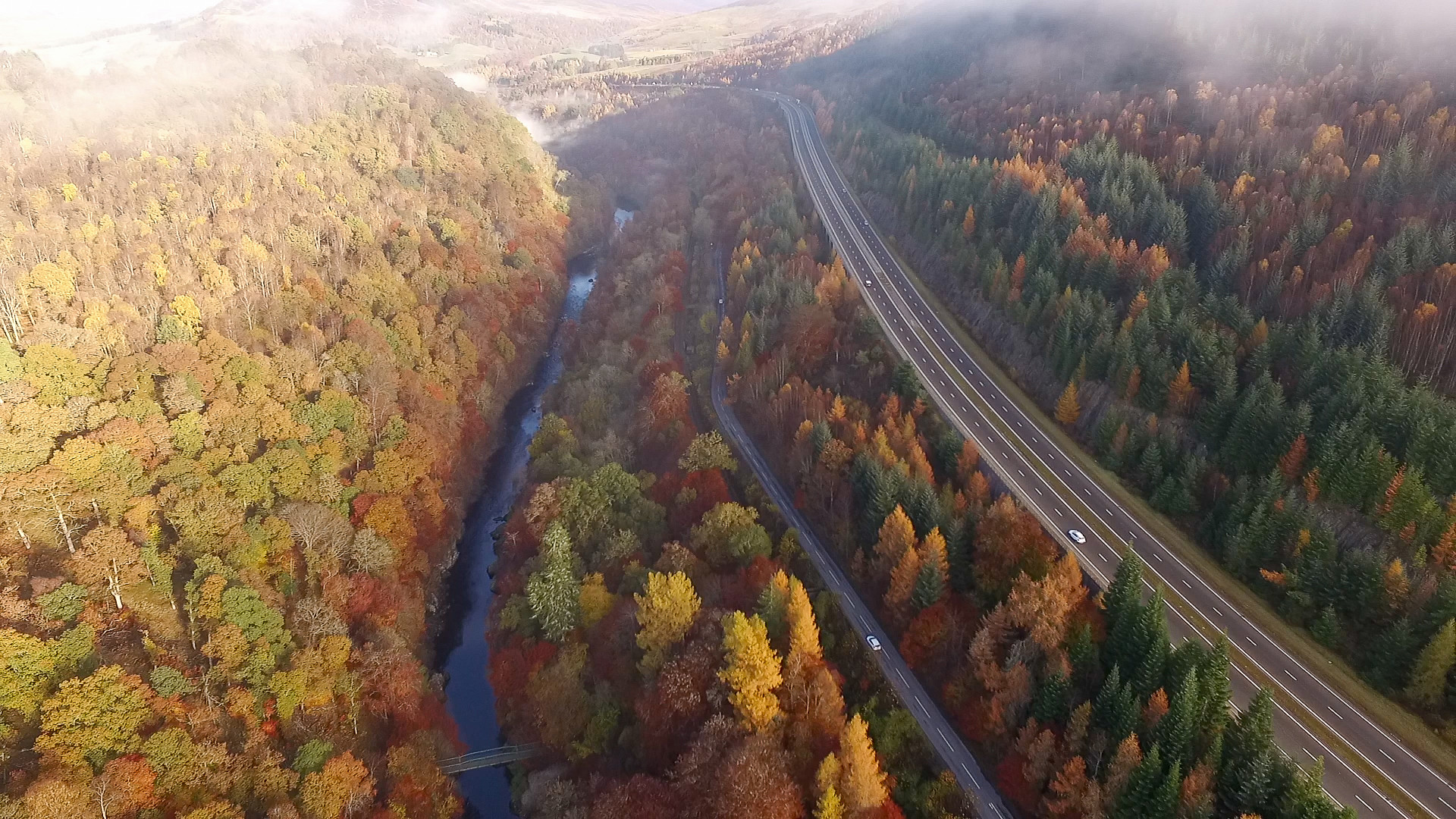 Background image - A9 Pass Of Killiecrankie November 2015