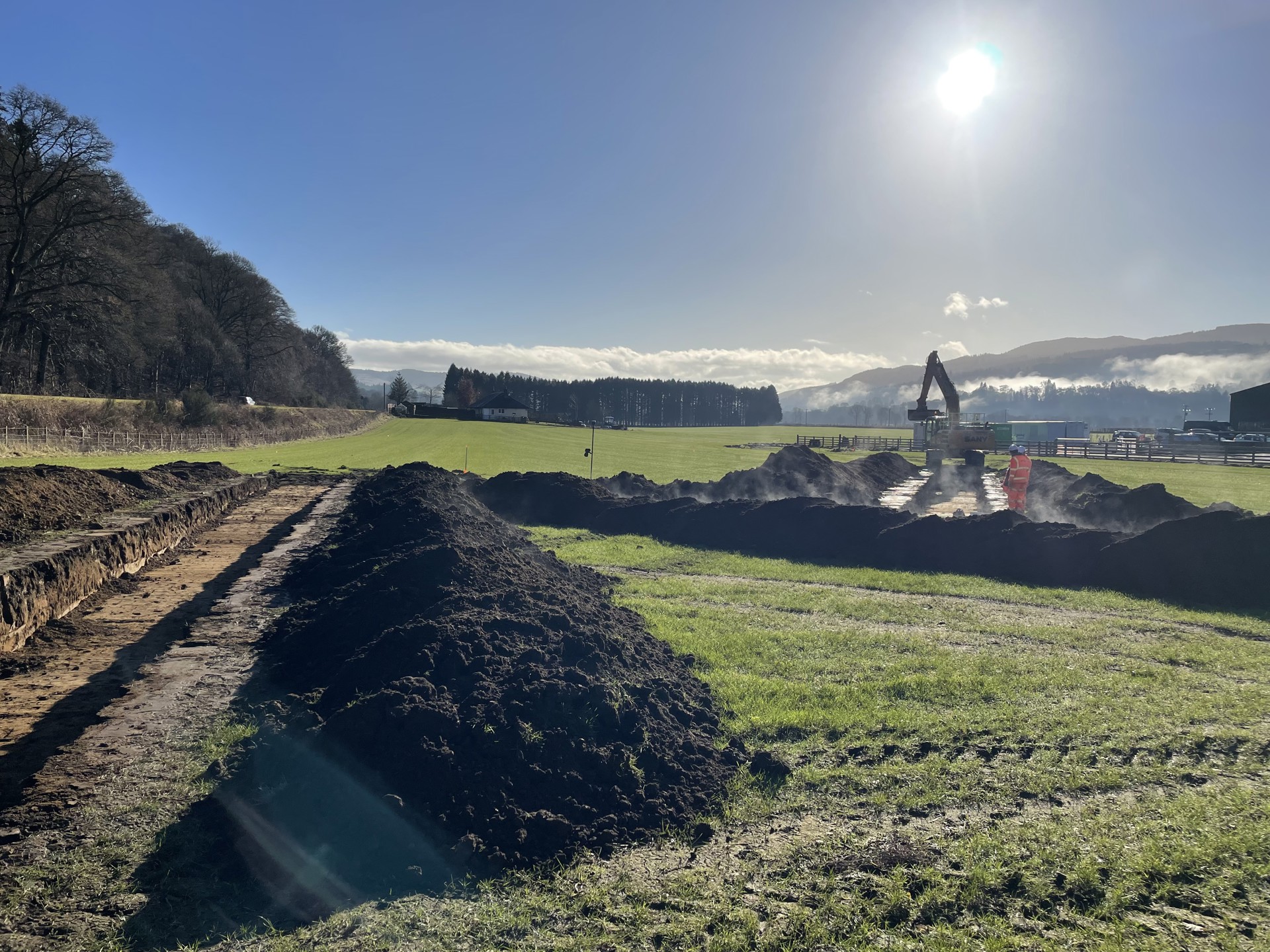 Background image - A9 Tctob Archaeological Trial Trenching II