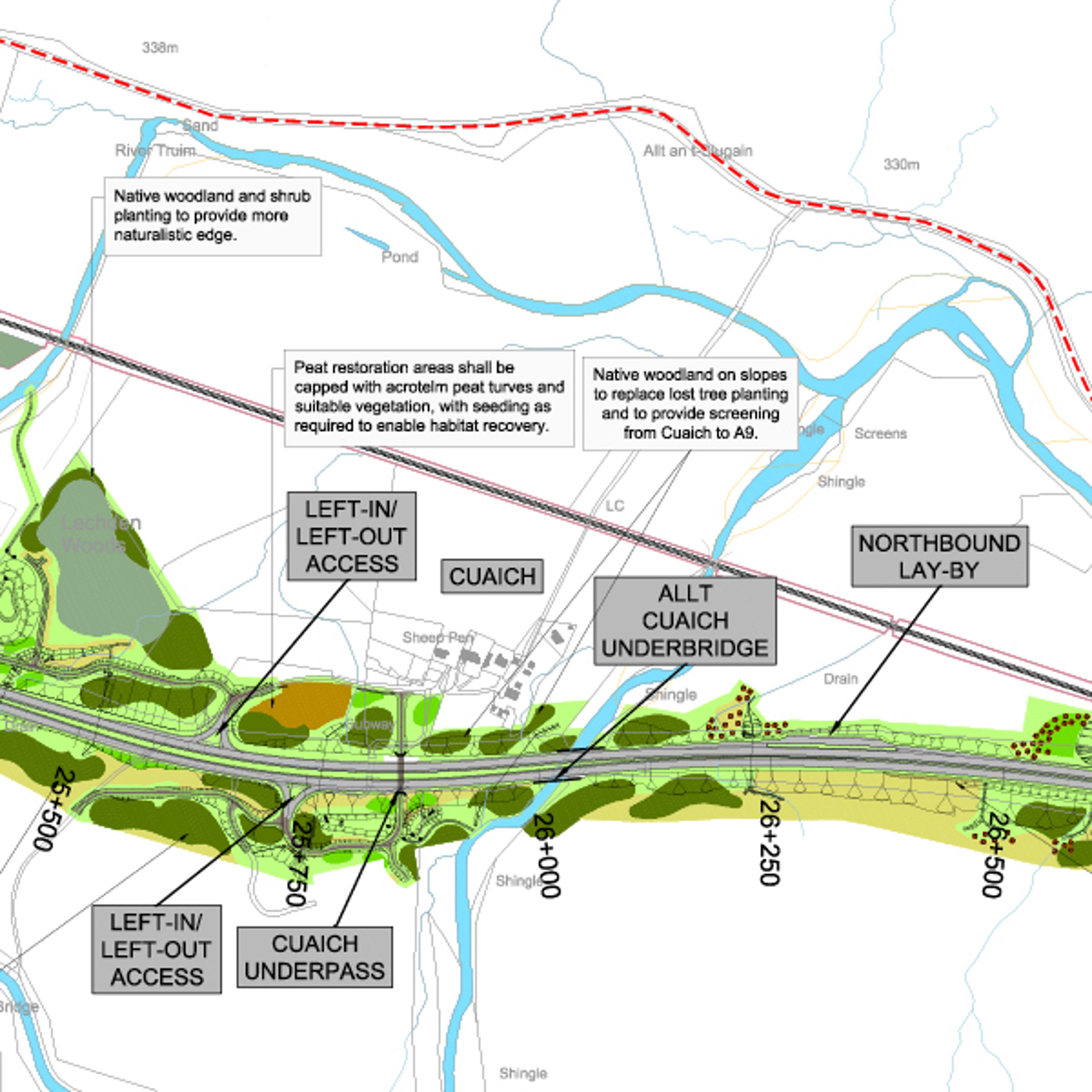 Background image - A9 Public Exhibition Jan 2018 Strip Plan Drawing Dalwhinnie To Crubenmore TN 800X800p (1)