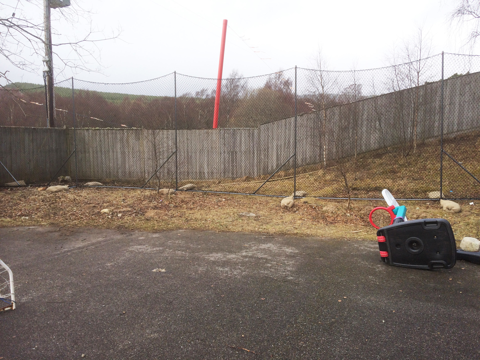 Background image - Football Net Playground As It Was