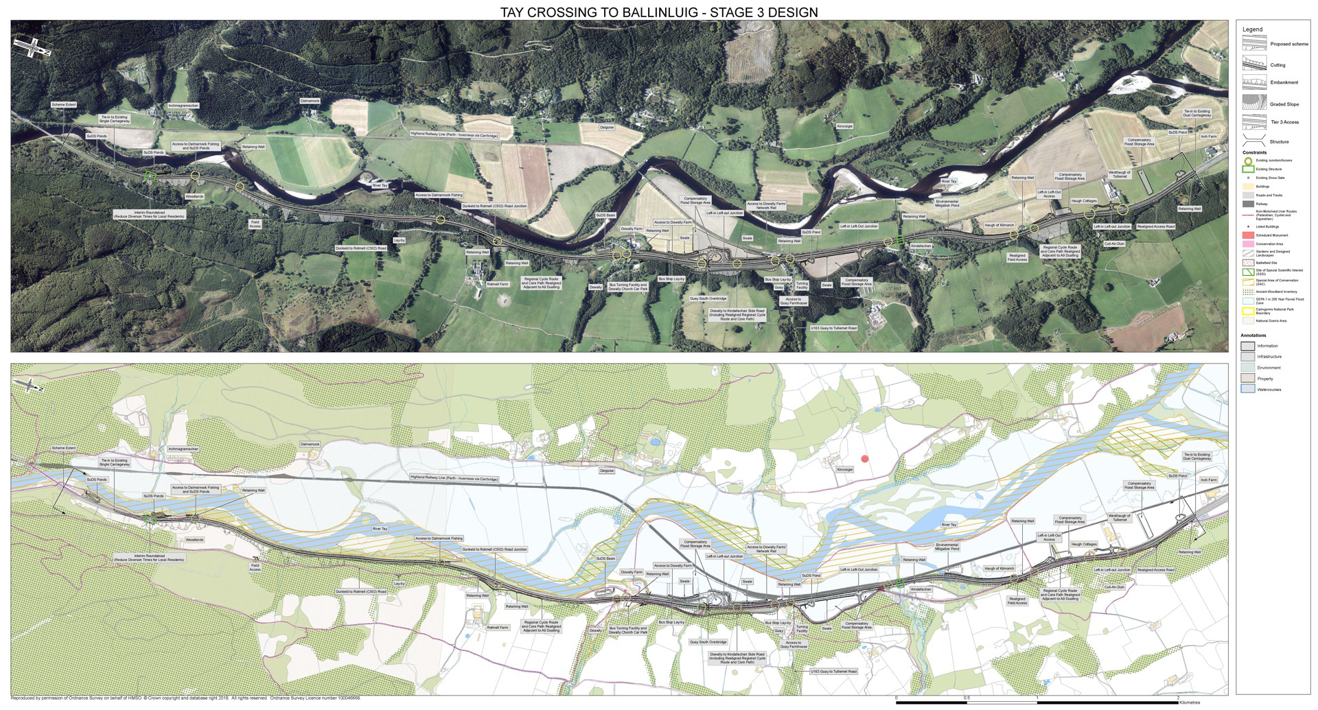 Background image - A9 Tay Crossing Ballinluig Key Plan 5K 916Mm 1700Mm